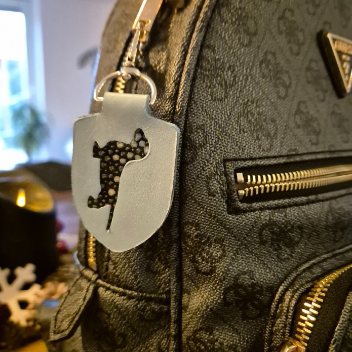 Sleutelhanger  Dachshund Suede - Croco